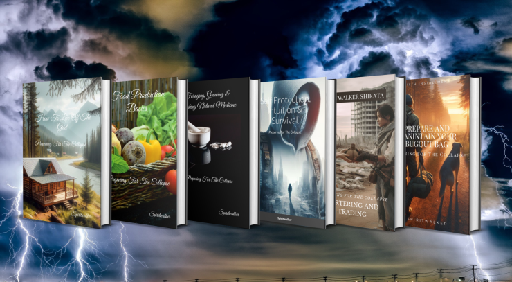 Preparing for the collapse, Book series, Author Spiritalker, Spiritwalker Shikata, Forgotten Wisdom Radio, Prepping, homesteading, off grid living, survival books